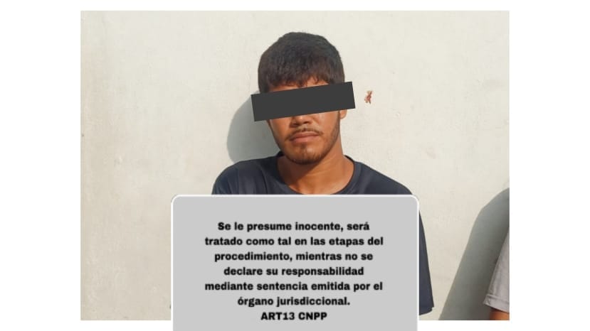 Hombre detenido en Mazatlán