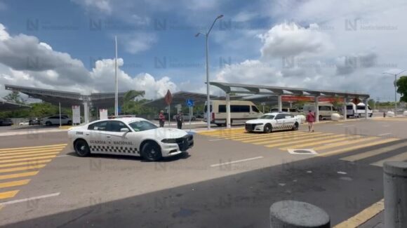 Hombre presuntamente baleado desata operativo en el Aeropuerto de Mazatlán, Sinaloa, este domingo