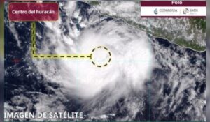 ‘Polo’ ya es huracán y se prevé que continúe intensificándose rápidamente frente a las costas de México