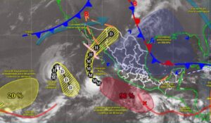 Huracán Polo mantiene categoría 5 y aumenta lluvias en Sinaloa