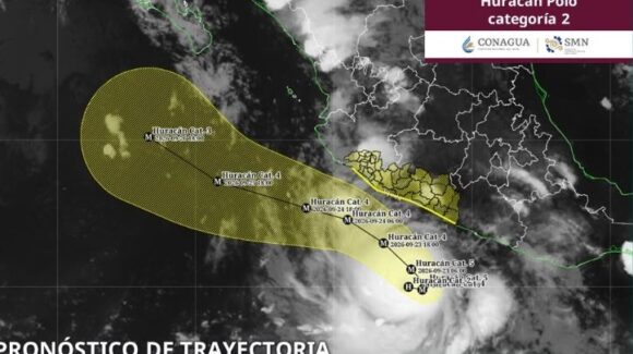 Se prevé que el huracán ‘Polo’ alcance categoría 5 el martes: PC Sinaloa