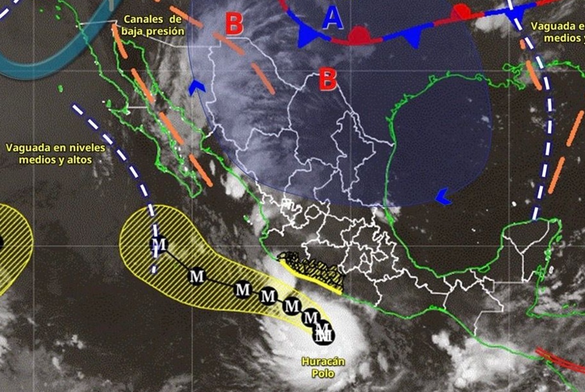 Huracán Polo en el Pacífico Mexicano