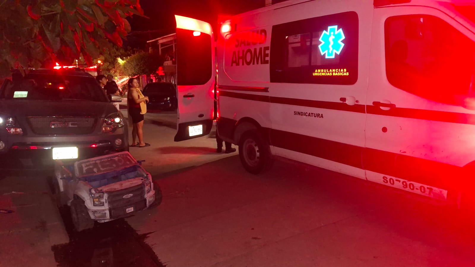 Incendio en vivienda de la Toledo Corro, en Los Mochis