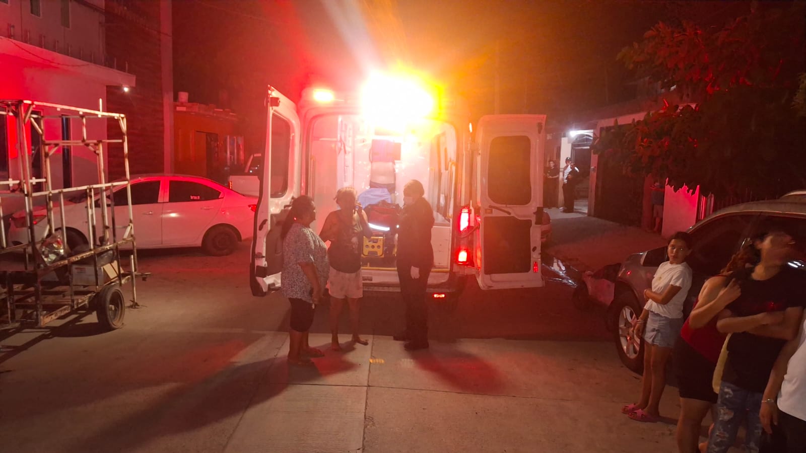 Incendio en vivienda de la Toledo Corro, en Los Mochis
