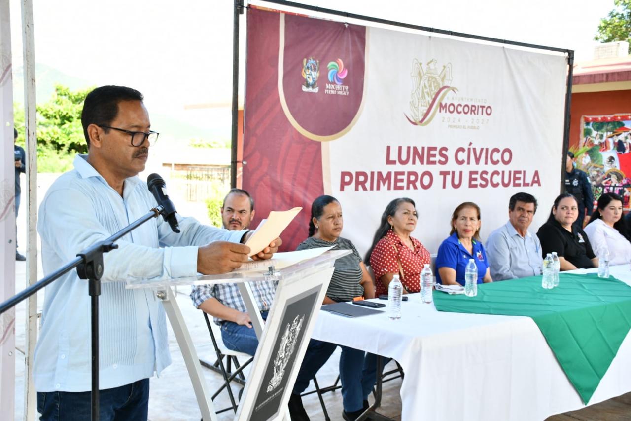 Inician mejoramiente de Telesecundaria en Rancho Viejo, Mocorito