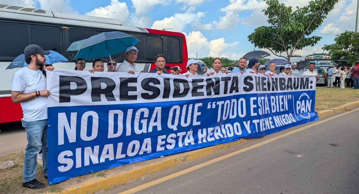 “Vino a faltarnos el respeto a los sinaloenses”: PAN Sinaloa critica falta de resultados y propuestas tras visita de Sheinbaum a Culiacán