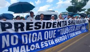 “A la otra les vamos a mandar una cartita, una invitación”: Morena Sinaloa tras manifestación del PAN durante visita de Sheinbaum la Culiacán 