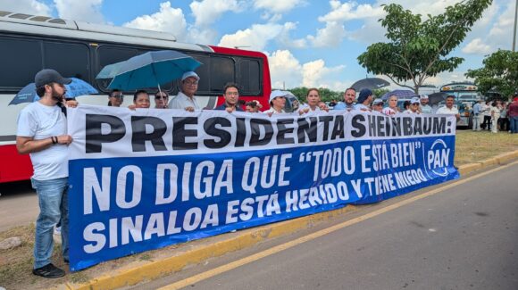 “Vino a faltarnos el respeto a los sinaloenses”: PAN Sinaloa critica falta de resultados y propuestas tras visita de Sheinbaum a Culiacán