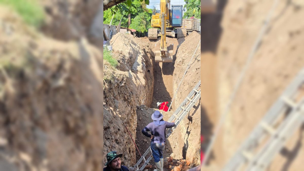 japac atiende derrame de aguas residuales en la colonia pemex culiacan