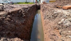 Rehabilita Japama tramo de drenaje sanitario en el Centro de Los Mochis