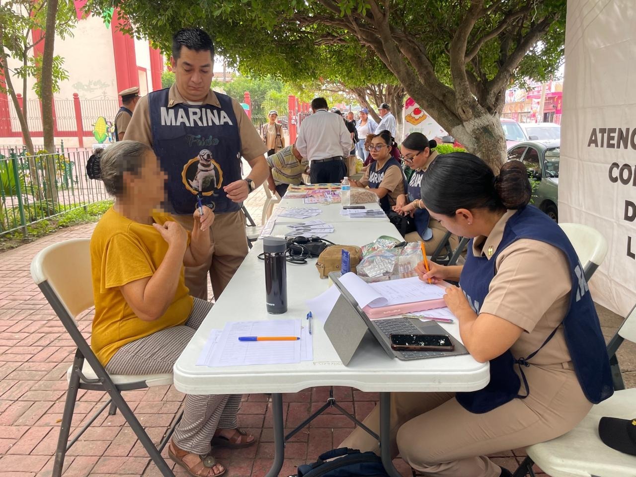 Jornadas de atención de la Marina en comunidades al sur de Sinaloa