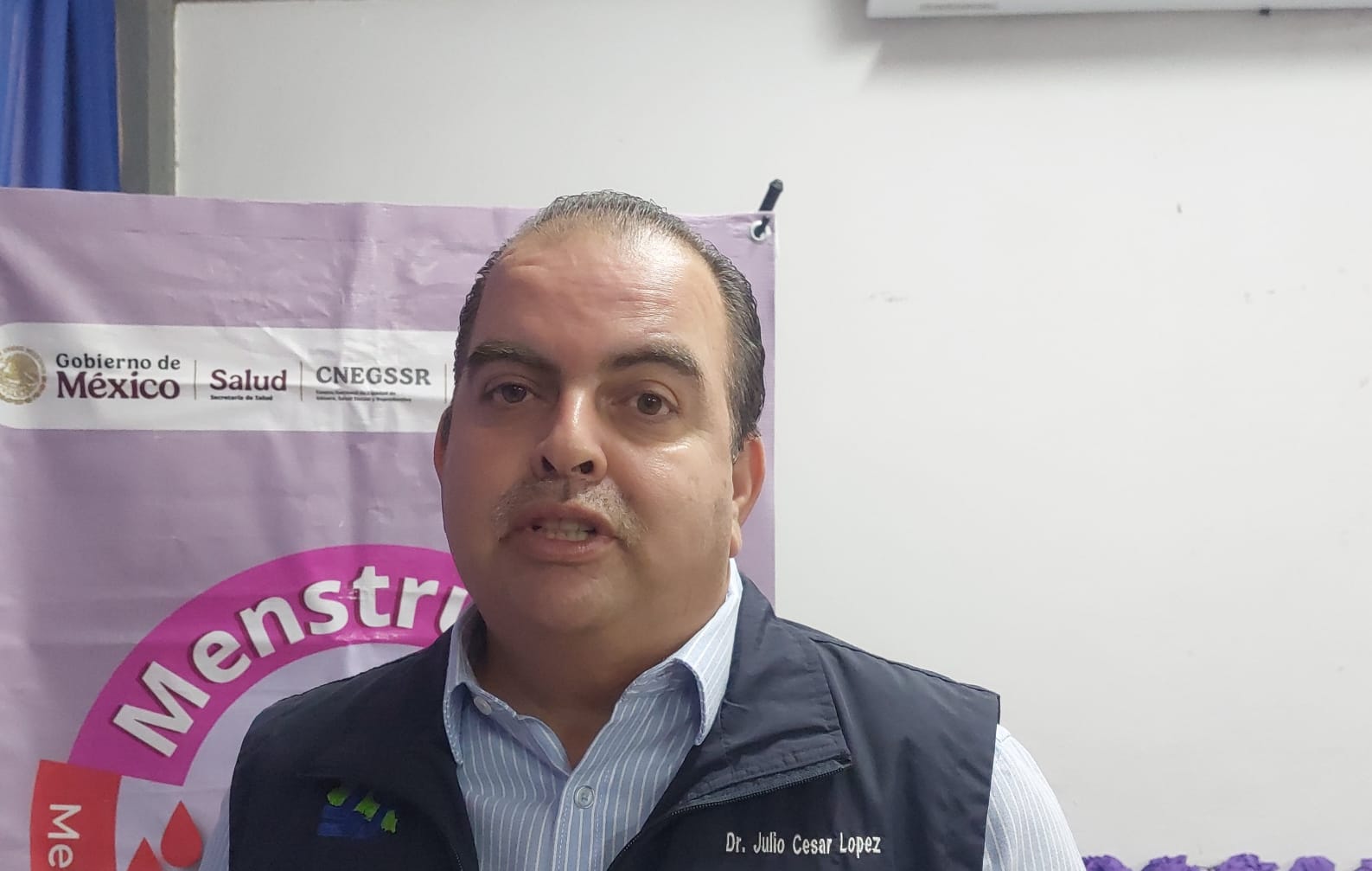 Julio César López Ramos, jefe de la Jurisdicción Sanitaria 03