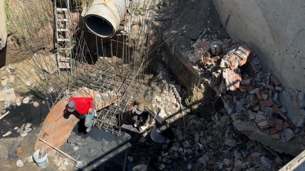 jumapam refuerza colector del arroyo jabalines contra futuras crecientes en mazatlan
