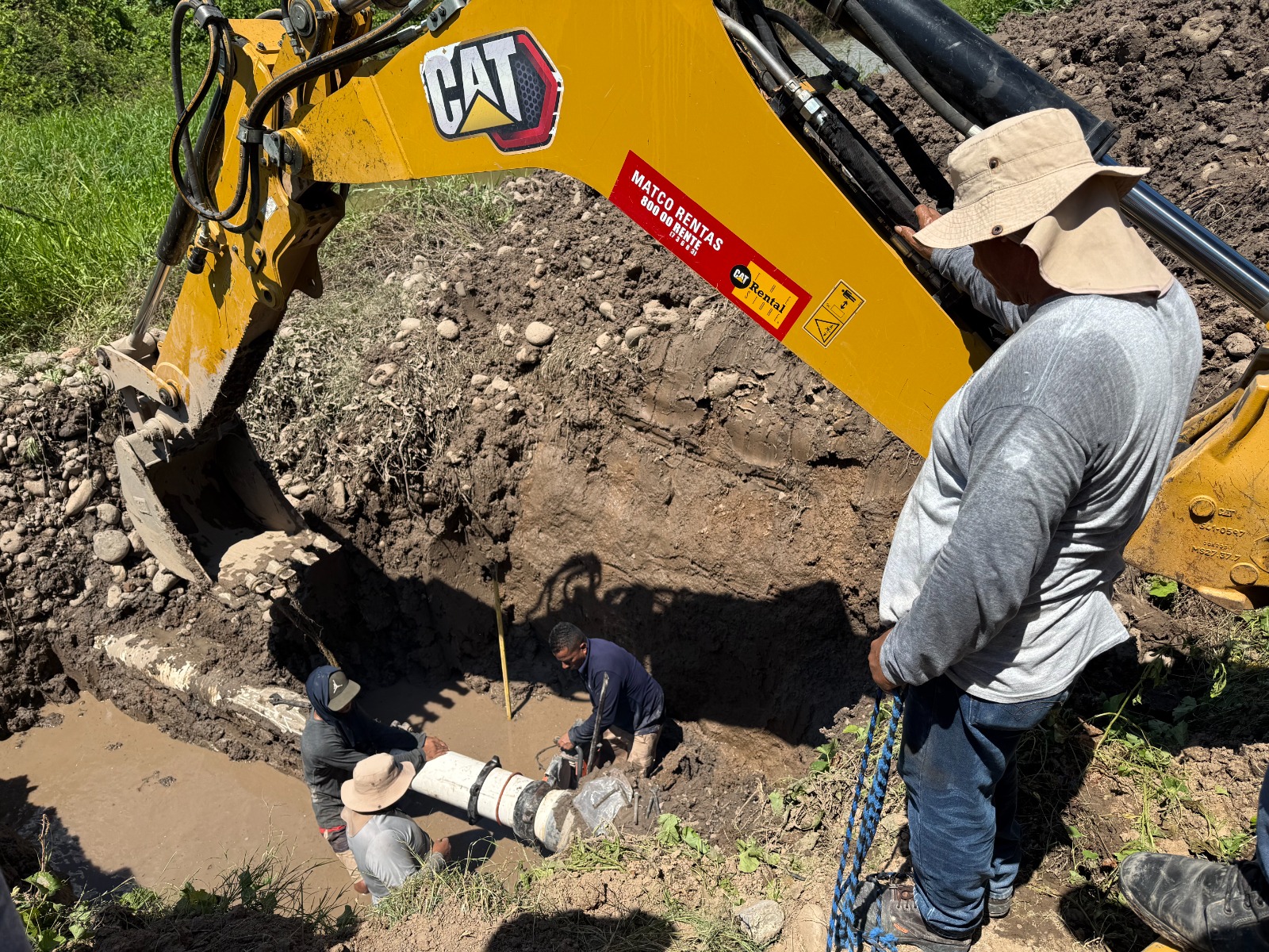 Jumapam restablece el suministro de agua potable en Villa Unión