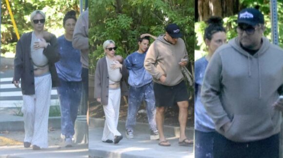 ¡Sorprendiendo a sus seguidores! Lady Gaga, recién convertida en madre, es vista por primera vez con su bebé (fotos)