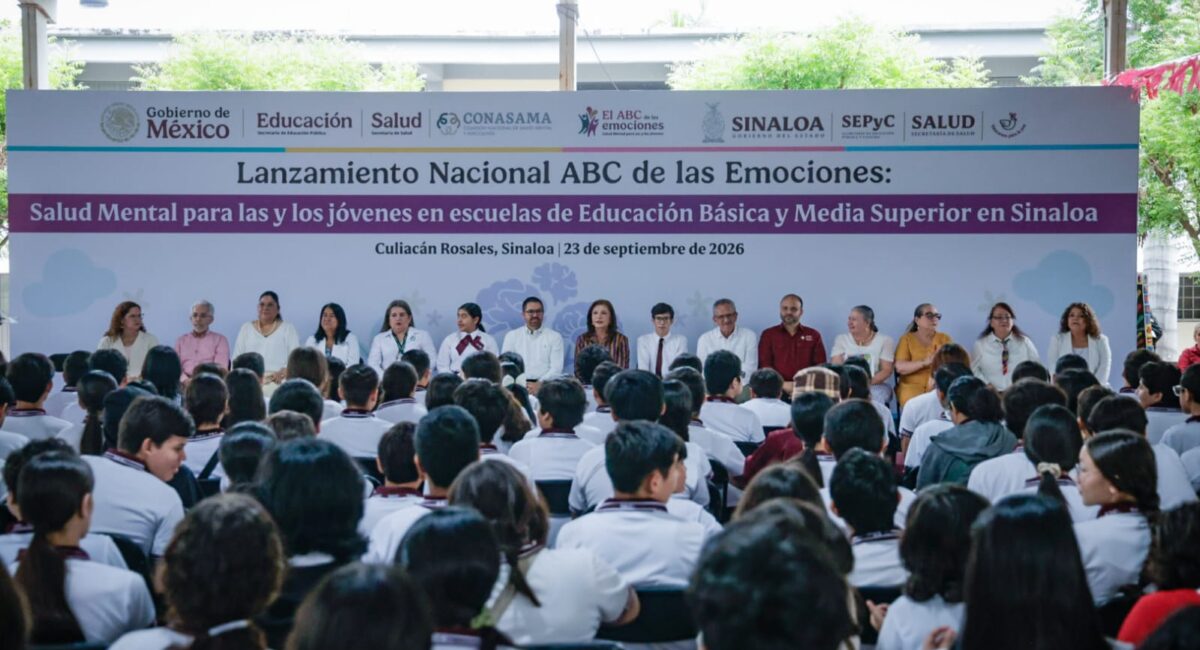 Arranca en Sinaloa el ‘ABC de las Emociones’ para atender la salud mental de jóvenes en escuelas