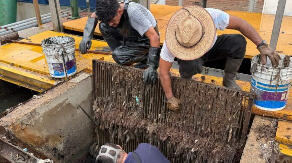Jumapam limpia el Cárcamo Atlántico de Mazatlán, Sinaloa