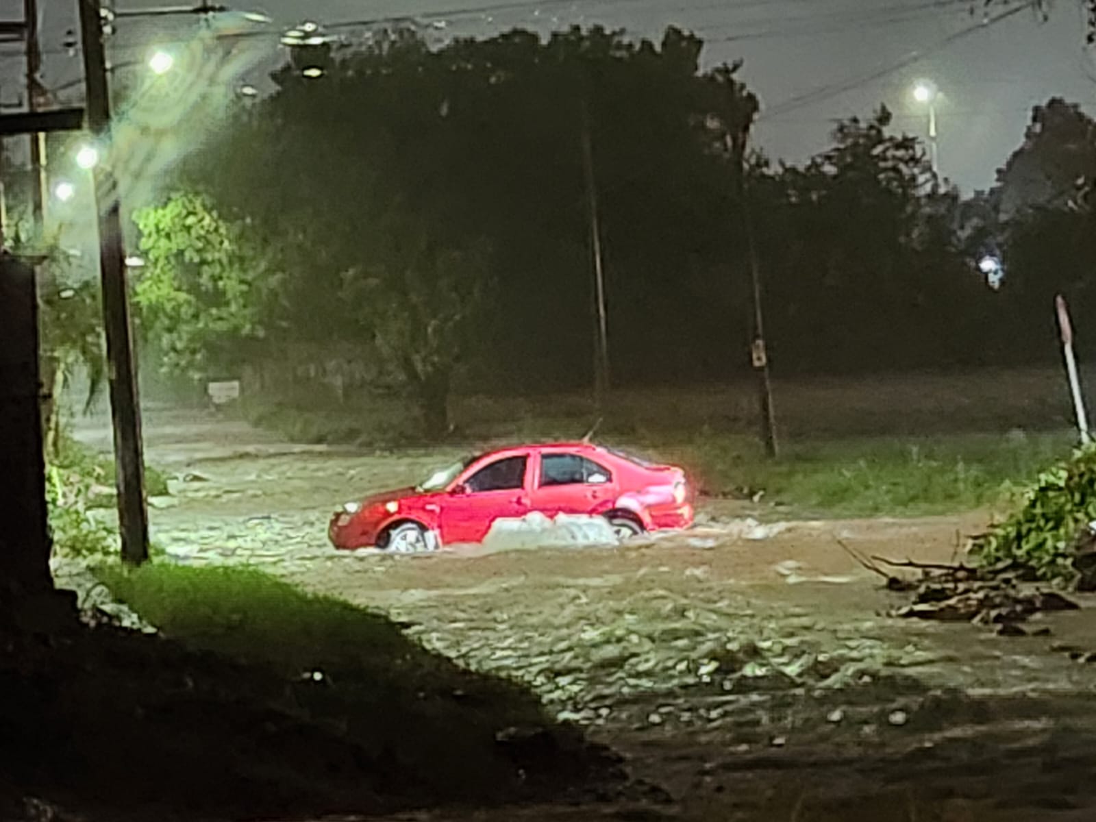 Lluvia en Culiacán