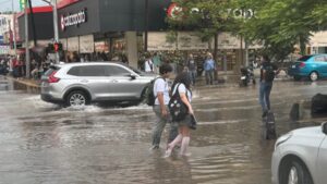 lluvia en los mochis deja arboles caidos e inundaciones de calles centro