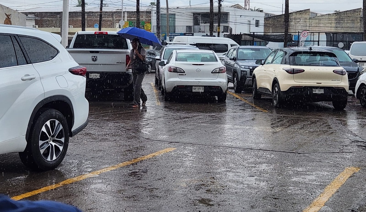 Lluvia en Los Mochis