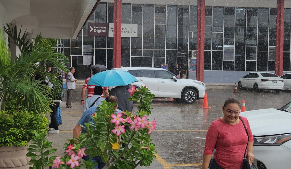 Lluvia en Los Mochis