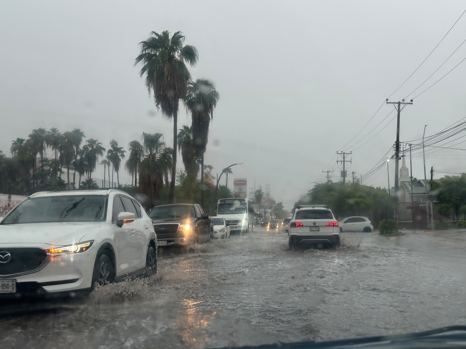 Lluvia en Los Mochis