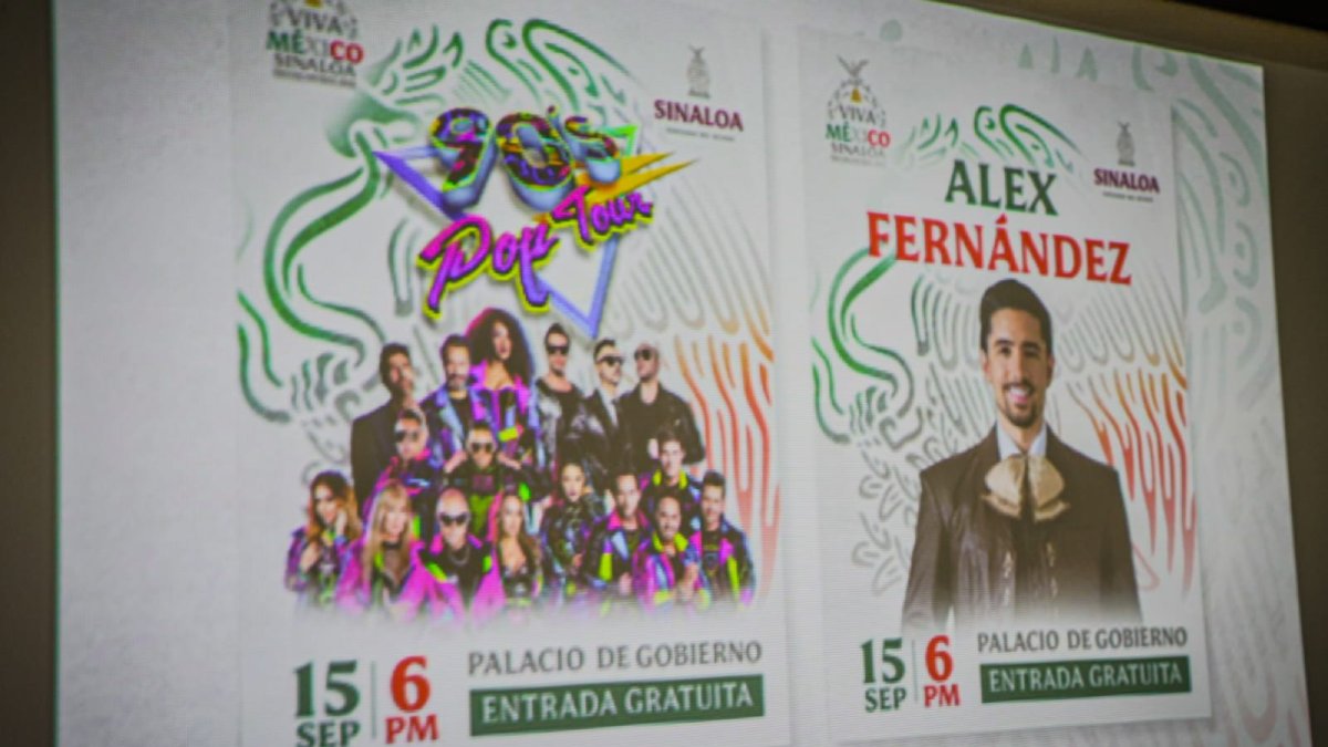 los 90 s pop tour y alex fernandez amenizaran festejos patrios este 15 de septiembre en culiacan