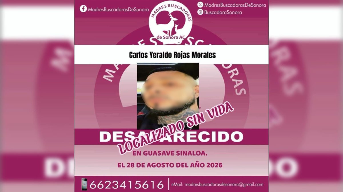 madres buscadoras confirma que carlos yeraldo era el hombre hallado sin vida en benito juarez