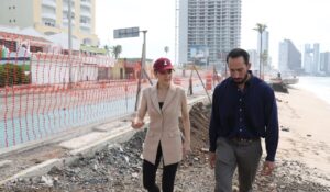 Reparación del socavón del Malecón de Mazatlán, Sinaloa, abarcará 70 metros; colocarán 101 pilas