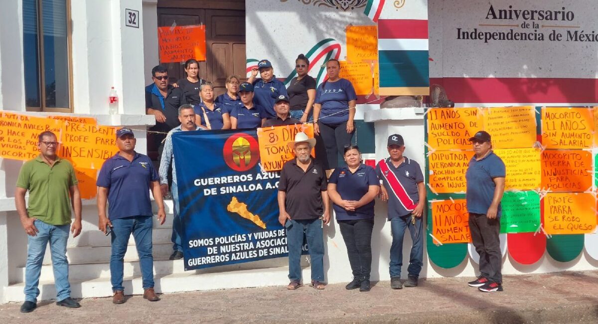 Guerreros Azules mantendrán tomado el Ayuntamiento de Mocorito ante falta de acuerdos