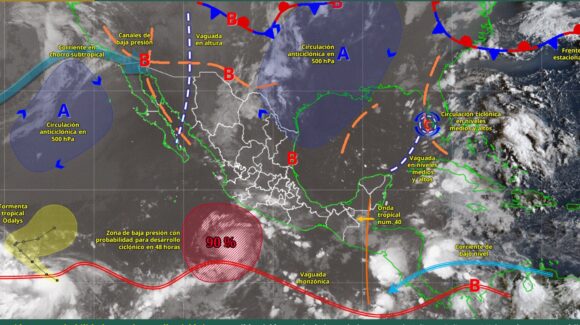 Huracanes 2026: Pacífico en vigilancia por una zona de baja presión con potencial para desarrollar un ciclón tropical