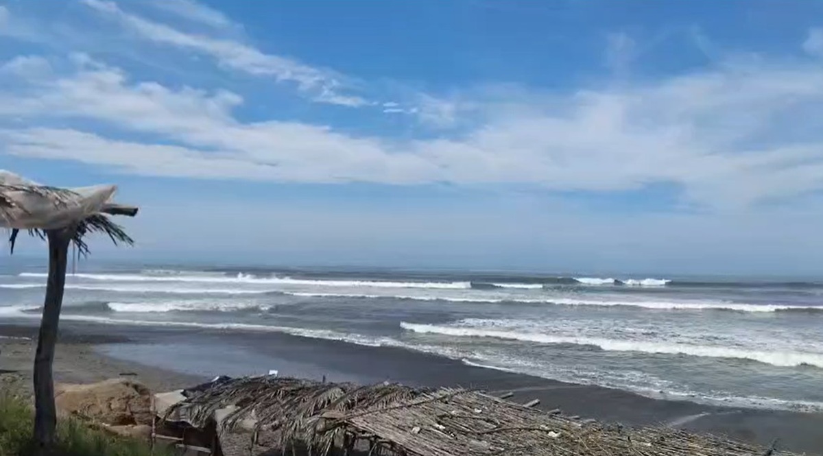 Marea alta en Celestino Gasca, en Elota