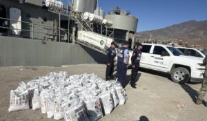 Marina prepara puente marítimo desde Mazatlán, Sinaloa, para llevar despensas a zonas afectadas, ante impacto de ‘Polo’