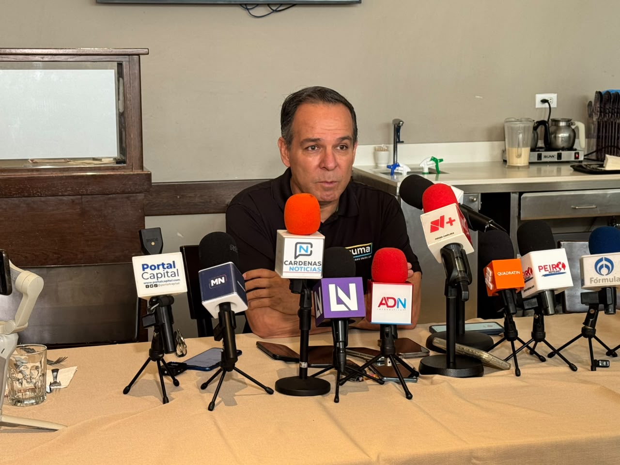 Miguel Calderón Quevedo, coordinador del Consejo Estatal de Seguridad Pública (CESP).