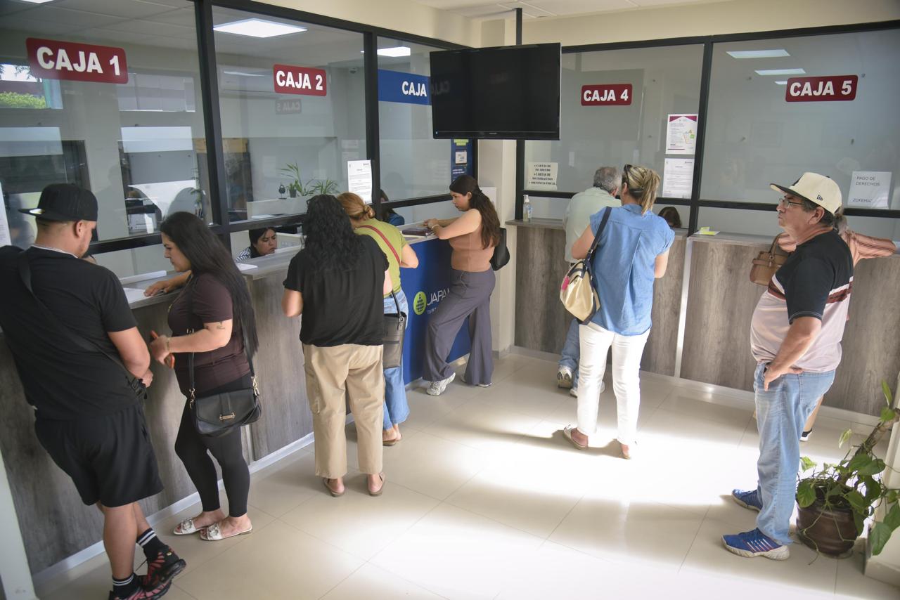 Módulo de pago en Tesorería Municipal de Ahome