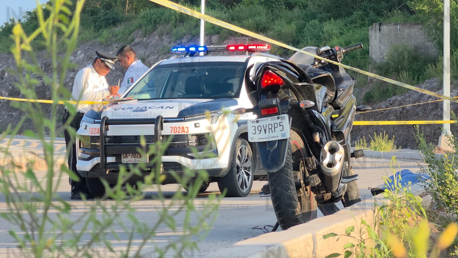 Motociclista fallece tras derrapar en Ampliación Agricultores, en Culiacán