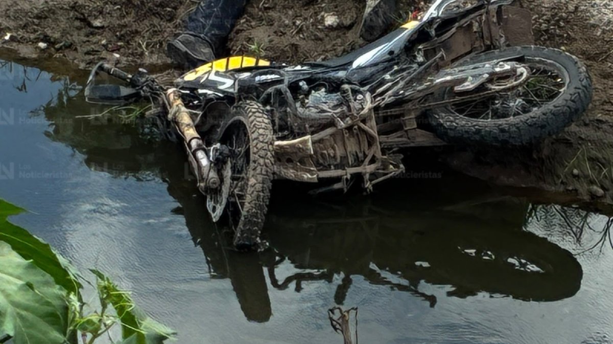 motociclista pierde la vida al caer a un canal en los mochis sin
