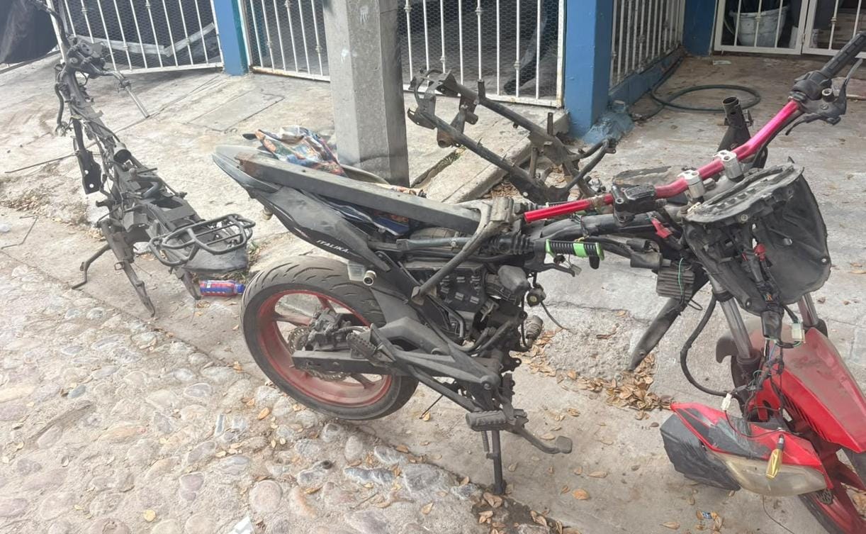 Motos aseguradas en Mazatlán