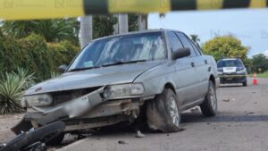 muere motociclista durante accidente de transito en navolato auto