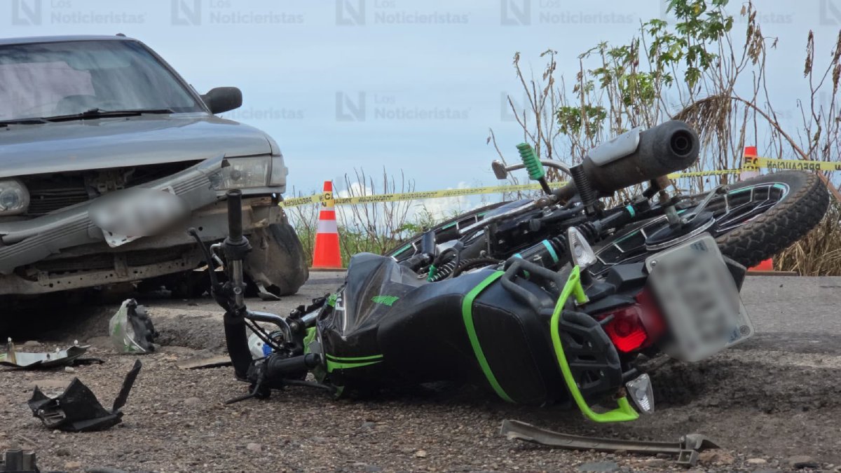muere motociclista durante accidente de transito en navolato moto