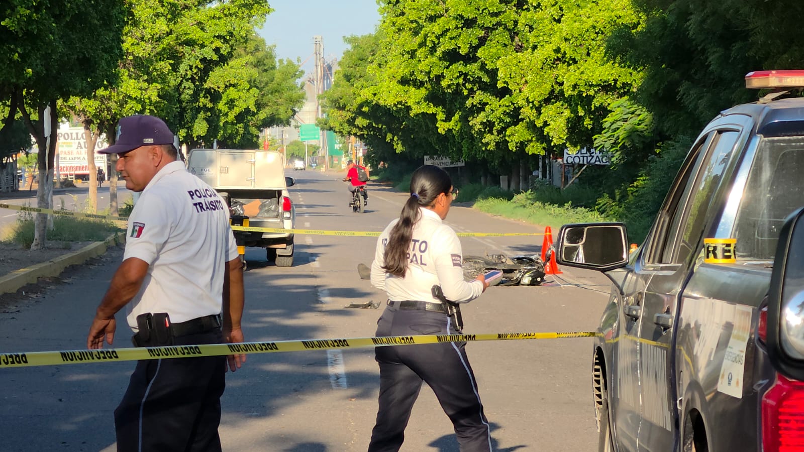 Muere motociclista durante accidente de tránsito en Navolato