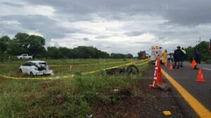 muere motociclista tras ser embestido por automovil sobre la maxipista culiacan mazatlan sin