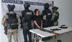 Mujer armada detenida en Concordia