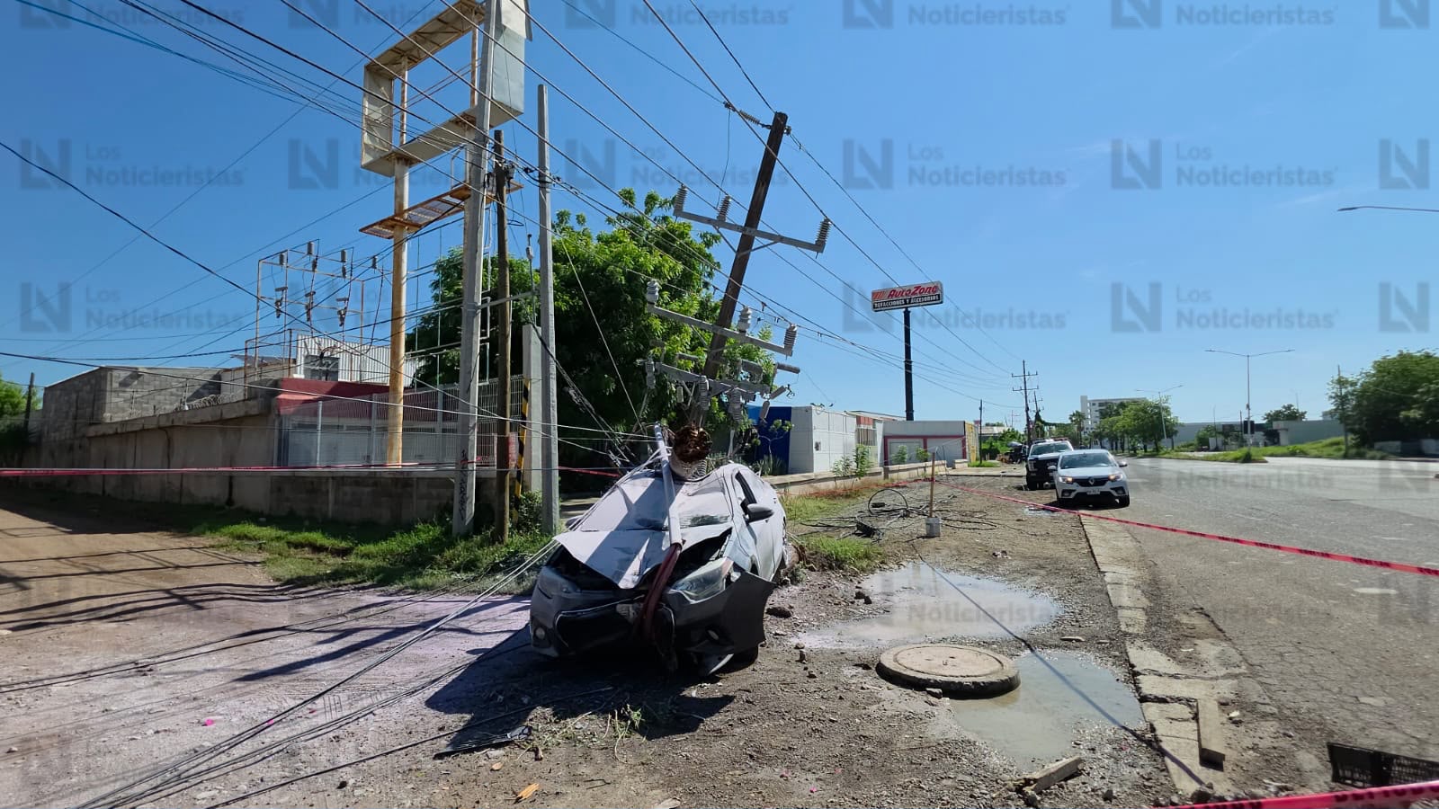 Accidente en Culiacán deja una mujer lesionada
