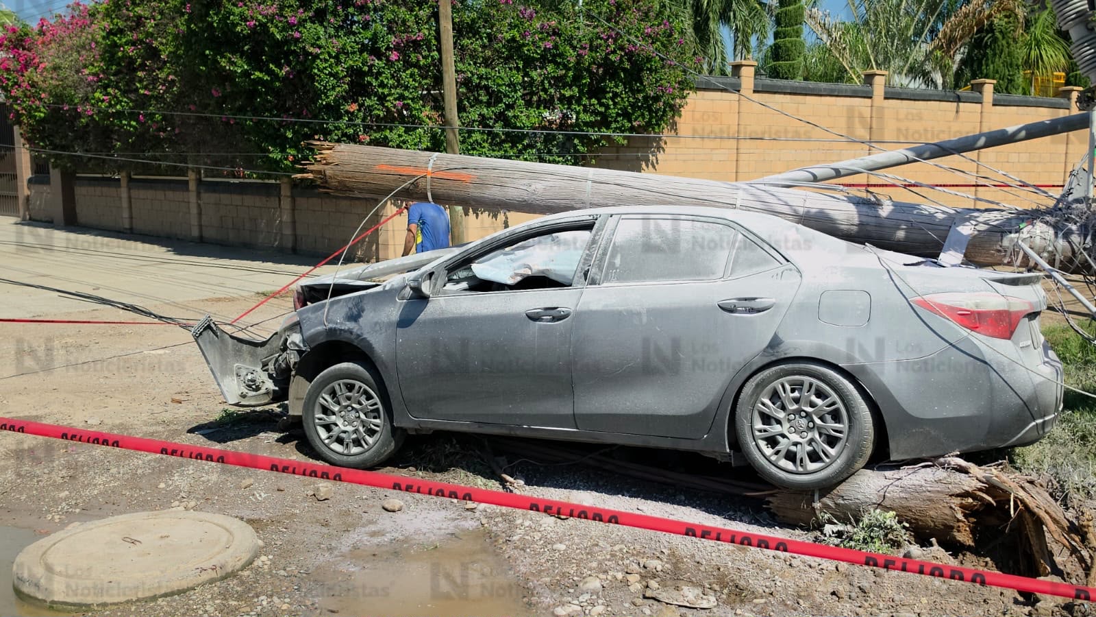Accidente en Culiacán deja una mujer lesionada
