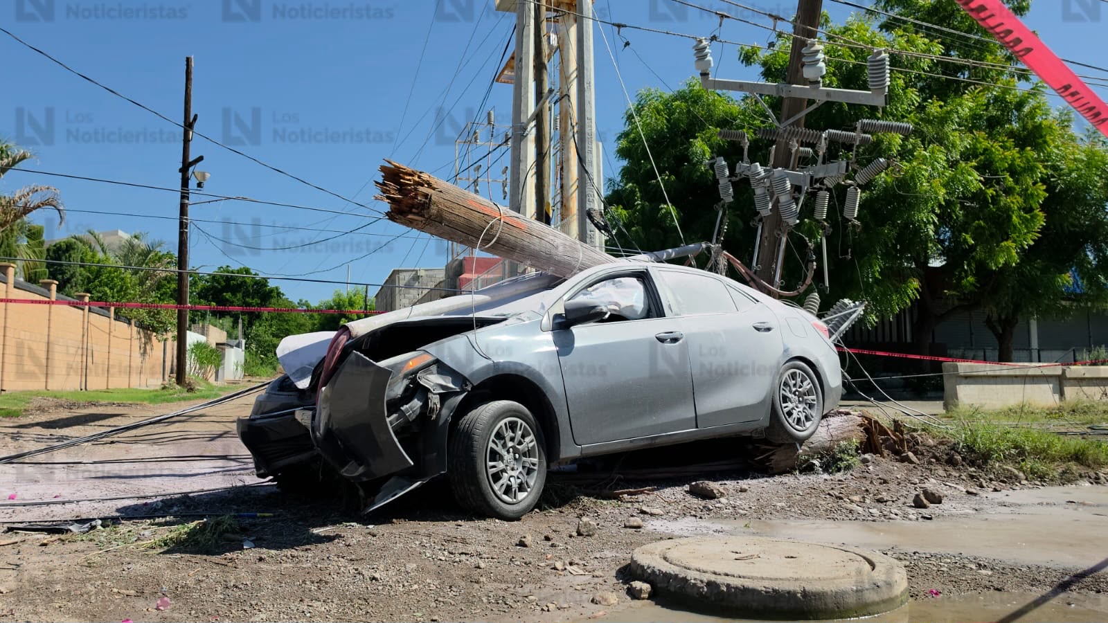 Accidente en Culiacán deja una mujer lesionada