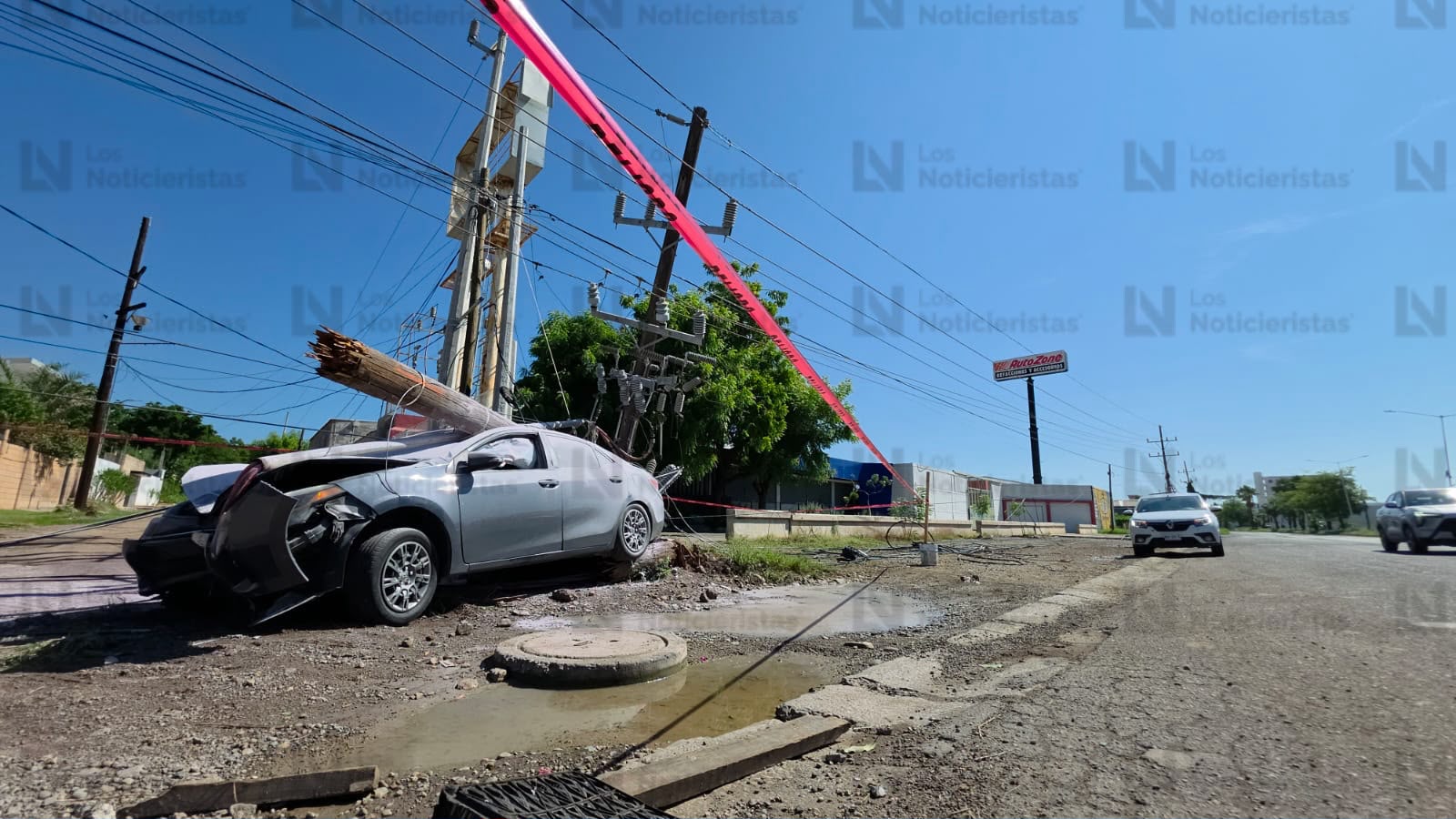 Accidente en Culiacán deja una mujer lesionada