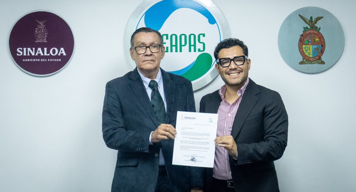Carlos Alfaro asume Ceapas; revisará perfiles y plantea proyecto pluvial para Sinaloa