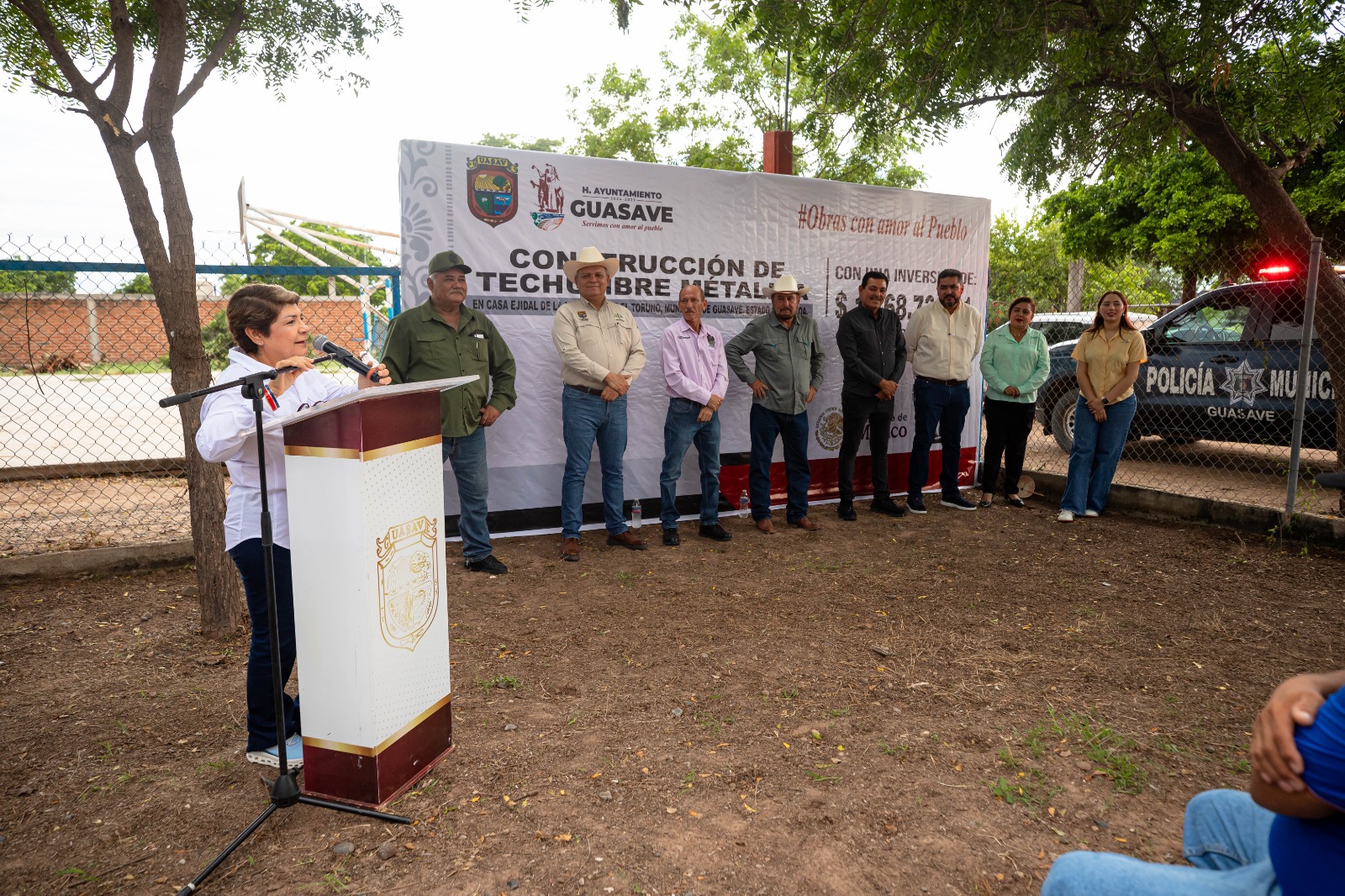 Cumplen con obras que pidieron vecinos de La Trinidad, Guasave