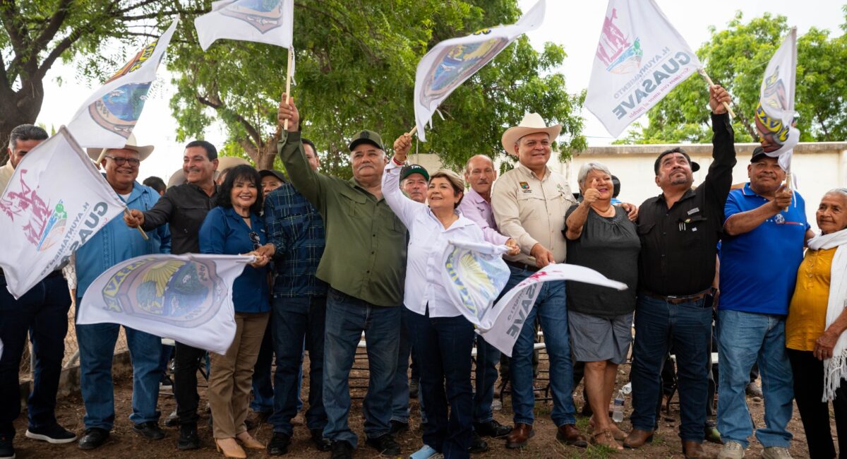 Cumplen con obras que pidieron vecinos de La Trinidad, Guasave; invierten más de 3.4 mdp en techumbre y parque
